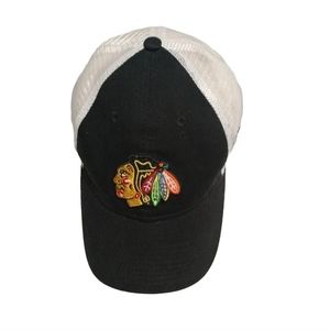 Women’s New Era Chicago Blackhawks Hat White & Black
